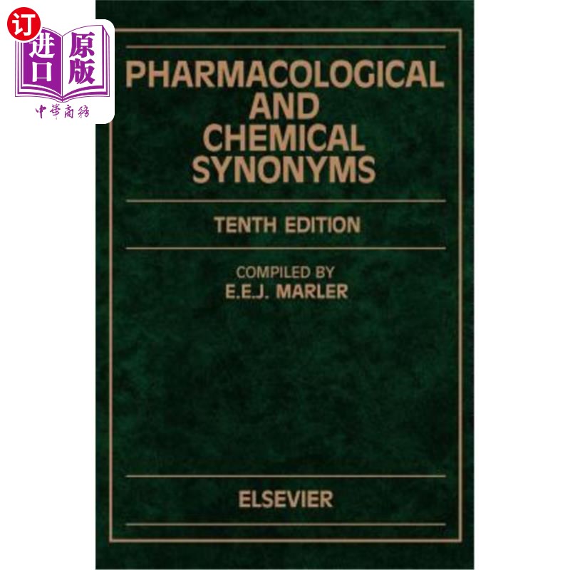 海外直订医药图书Pharmacological and Chemical Synonyms: A Collection of Names of Drugs, Pesticide 药理和化学同义词: