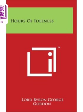 海外直订Hours Of Idleness 空闲时间