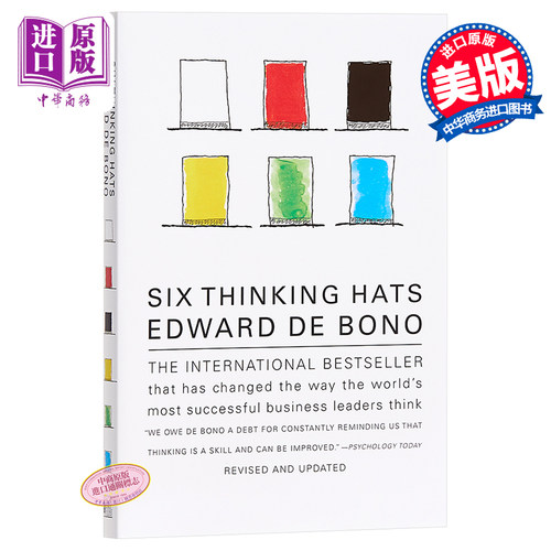 【中商原版】【英文原版】Six Thinking Hats/Edward de Bono