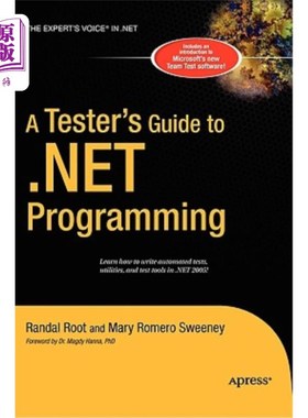 海外直订A Tester's Guide to .Net Programming 测试人员的测试指南。Net编程