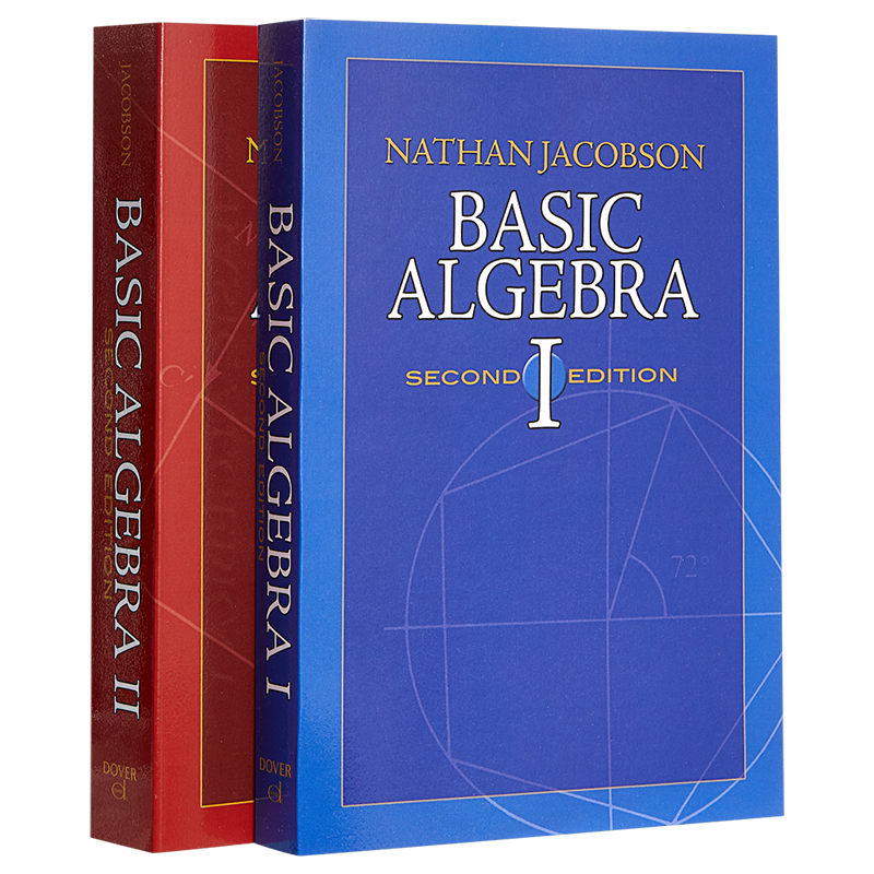 预售 基础代数 2册套装（第2版）英文原版 Basic Algebra I & II  Nathan Jacobson 内森雅各布森 数学参考资料【中商原版】