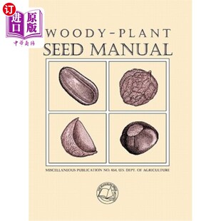 Manual Seed 木本植物种子手册 Plant 海外直订Woody