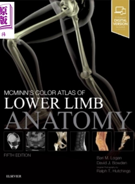 现货 McMinn下肢解剖图 第5版 英文原版 McMinn s Color Atlas of Lower Limb Anatomy Bari Logan【中商原版】Elsevier