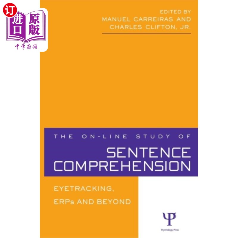 海外直订On-line Study of Sentence Comprehension 句子理解的在线学习