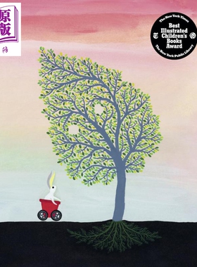 兔子与大树 Balint Zsako Bunny & Tree 英文原版 儿童绘本 图画故事书 一个华丽的无字冒险故事 进口童书 精装【中商原版】