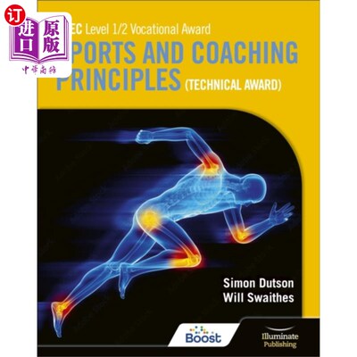 海外直订WJEC Level 1/2 Vocational Award Sports and Coach... WJEC 1/2级职业奖体育与教练原则(技术奖)-学生用书