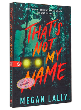 那不是我的名字 Thats Not My Name 英文原版 Megan Lally 世界现当代文学 经典文学 惊悚小说【中商原版】