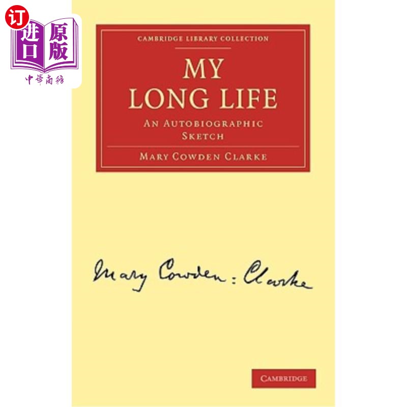 海外直订My Long Life: An Autobiographic Sketch 我漫长的一生:一本自传小品