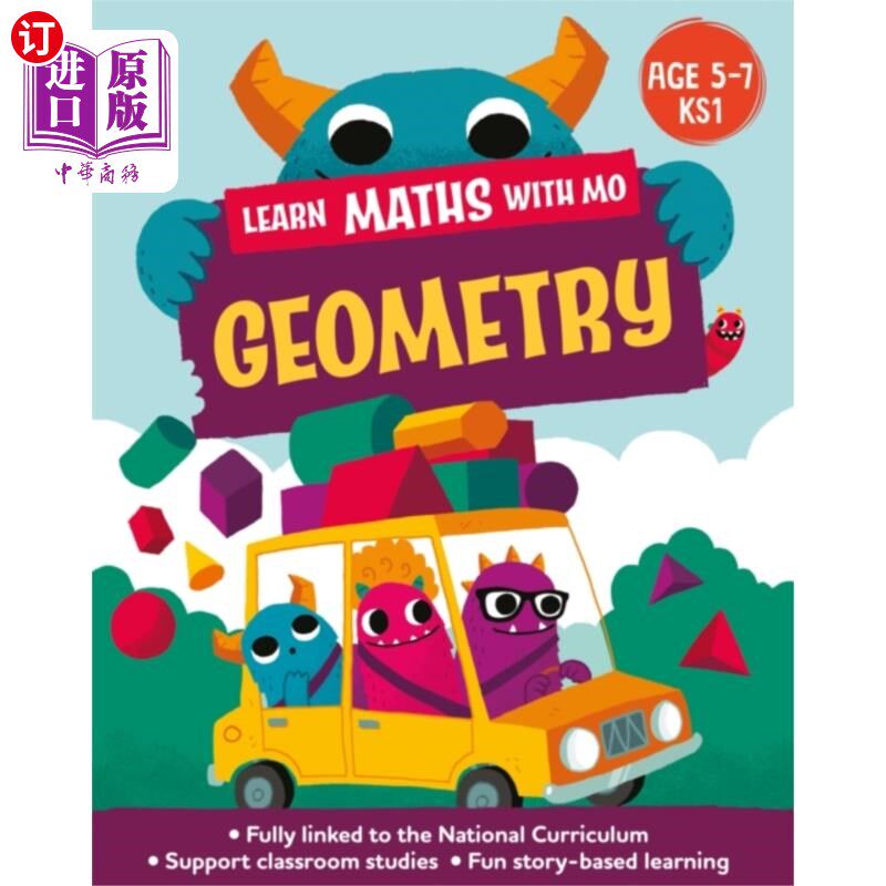 海外直订Learn Maths with Mo: Geometry 用几何学数学
