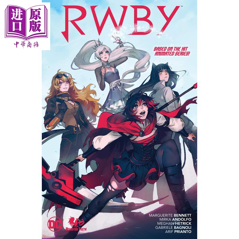 预售 漫画 红白黑黄 官方漫画 rwby 英文原版【中商原版】