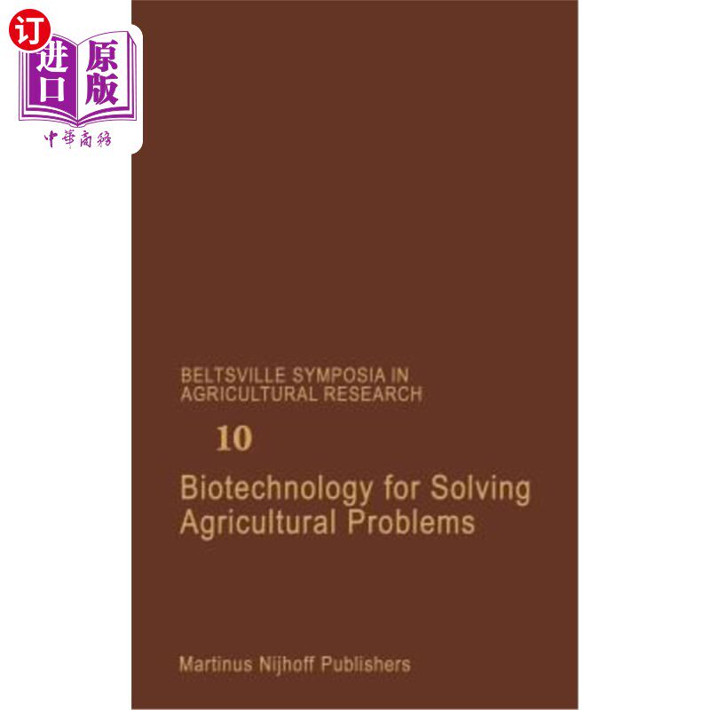 海外直订Biotechnology for Solving Agricultural Problems 生物技术解决农业问题