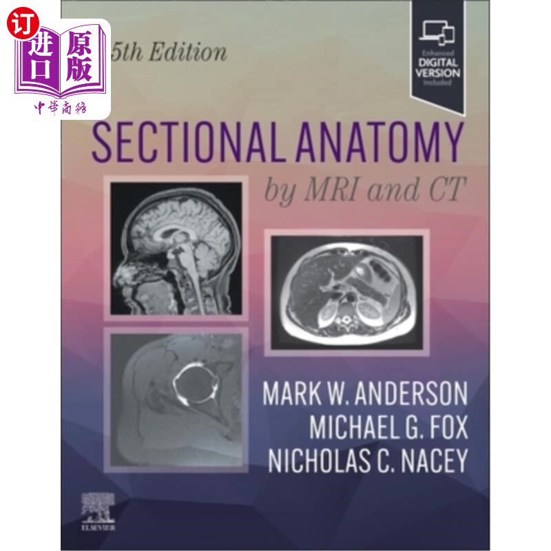 海外直订医药图书Sectional Anatomy by MRI and CT MRI和CT断层解剖