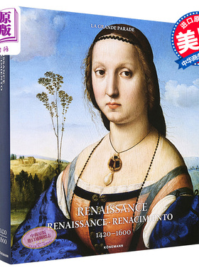 现货 Renaissance 1420-1600 文艺复兴时期1420-1600 进口艺术 画集画册 Koenemann 艺术流派入门【中商原版】