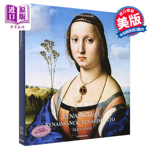 现货 Renaissance 1420-1600 文艺复兴时期1420-1600 进口艺术 画集画册 Koenemann 艺术流派入门【中商原版】