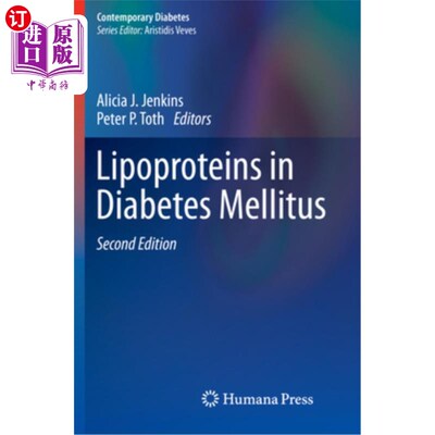 海外直订医药图书Lipoproteins in Diabetes Mellitus 糖尿病中的脂蛋白