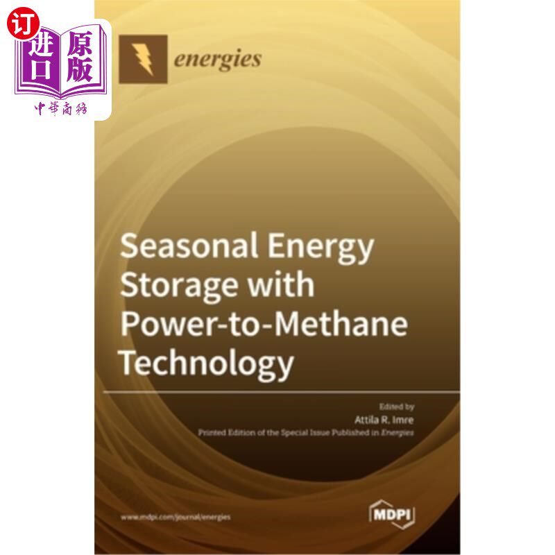 海外直订Seasonal Energy Storage with Power-to-Methane Technology 利用电能转甲烷技术进行季节性能量储存