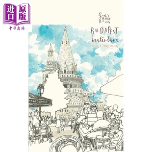 28天欧洲之旅速写 Book 中商原版 签名版 布达佩斯 手帐书 Sasi 进口艺术 Sketch Sasis