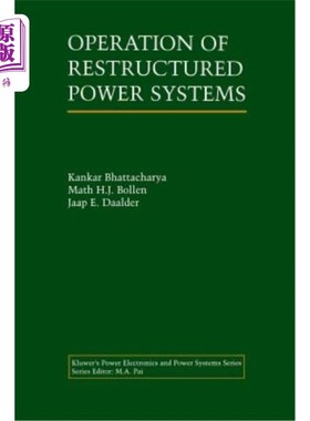 海外直订Operation of Restructured Power Systems 重组电力系统的运行