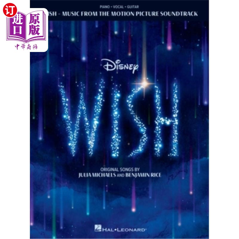海外直订Wish: Music from the Motion Picture Soundtrack - Souvenir Songbook with Piano/Vo Wish: Musi