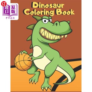 Prehistori Coloring Ages For 恐龙彩绘书 From Cute 8岁 Fun Kids Dinosaurs Book 海外直订Dinosaur 孩子可爱 and
