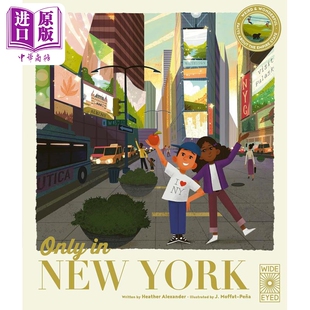 York 进口图书 Only New 人文知识图画书 现货 自然景观 只有在纽约 美国旅游 儿童绘本 英文原版 中商原版 景点游玩
