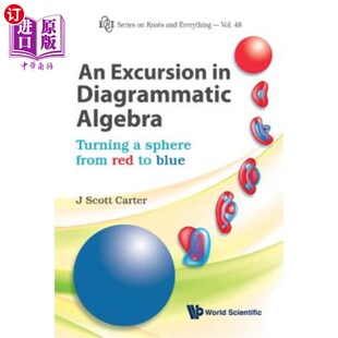 Sphere Turning 海外直订Excursion from Blue Algebra Diagrammatic 图解代数漫游：把一个球体从红色变 Red