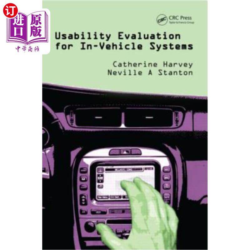 海外直订Usability Evaluation for In-Vehicle Systems 车载系统可用性评估