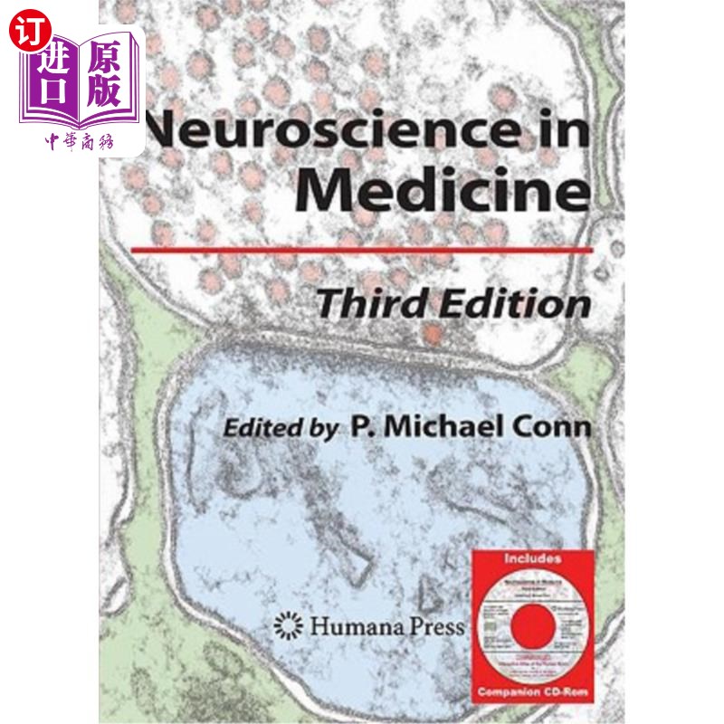海外直订医药图书Neuroscience in Medicine [With CDROM] 医学神经科学[与CDROM]