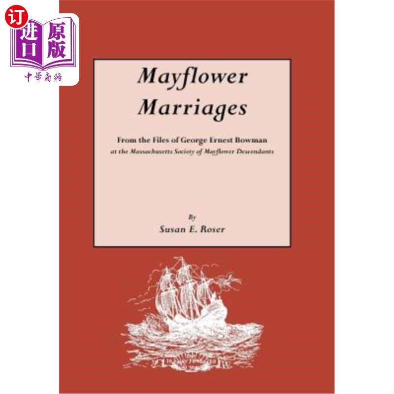 海外直订Mayflower Marriages 五月花号结婚