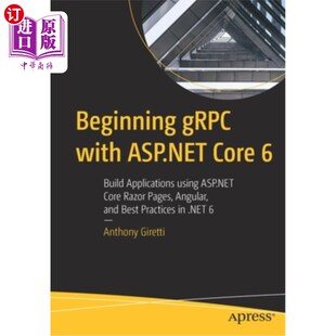 Build 用ASP开始gRPC with Razor using Applications Core ASP.NET gRPC 海外直订Beginning