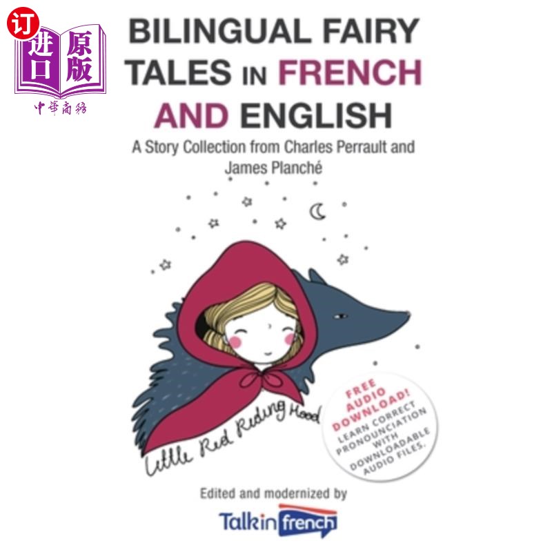 海外直订Bilingual Fairy Tales in French and English: A Story Collection from Charles Per 英法双语童话:查尔斯·佩诺特