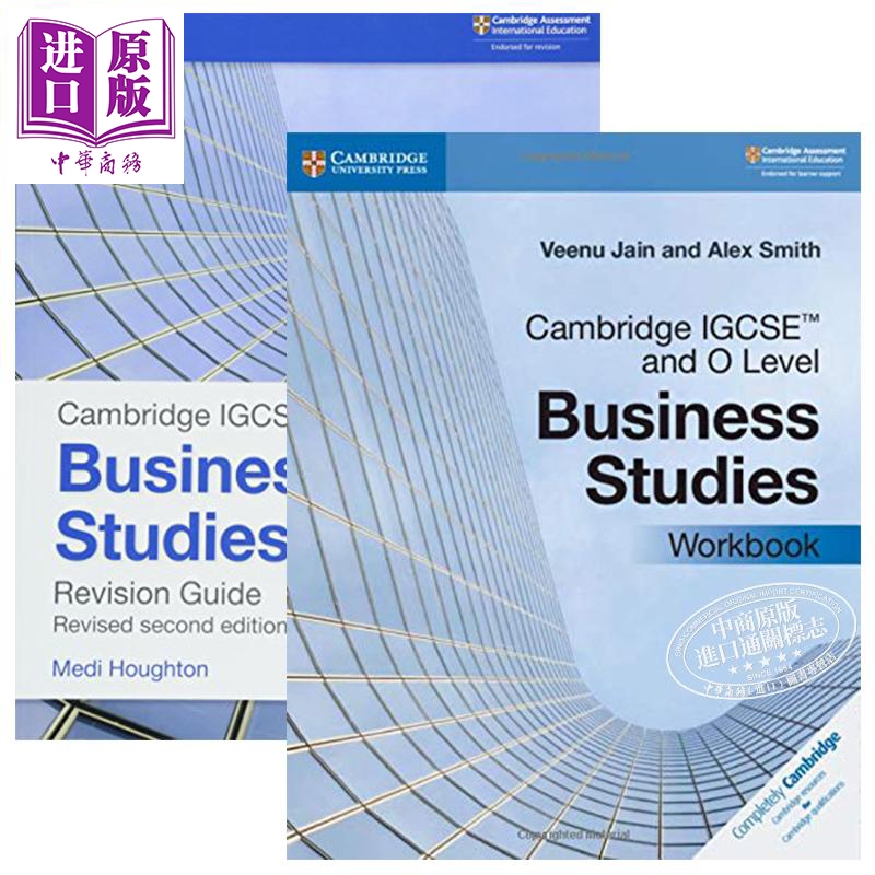 现货 Cambridge IGCSE&O Level Business Studies Revision Guide/Workbook 新剑桥商业研究课程复习指南/练习册可选【中商原版】 书籍/杂志/报纸 儿童读物原版书 原图主图