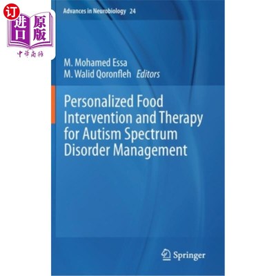 海外直订医药图书Personalized Food Intervention and Therapy for Autism Spectrum Disorder Manageme 自闭症谱系障碍管理