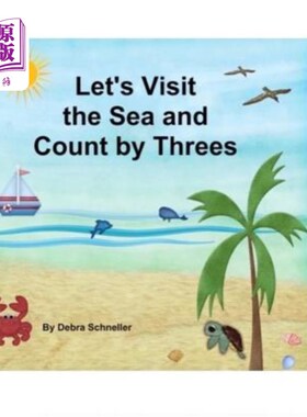 海外直订Let's Visit the Sea and Count by Threes 我们去海边数三下吧