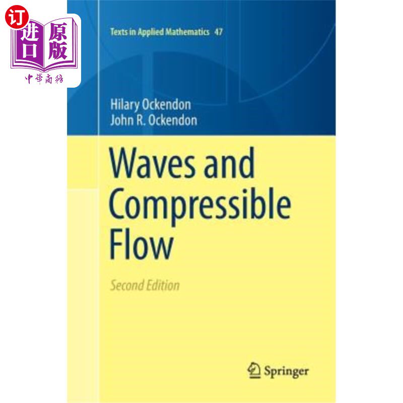 海外直订Waves and Compressible Flow 波与可压缩流