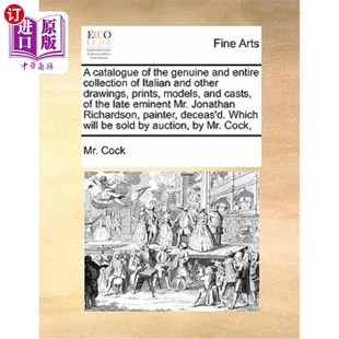 Collection Catalogue and 海外直订A Italian 已故杰出 the Drawings 乔纳森·理查森先 Genuine Other Entire