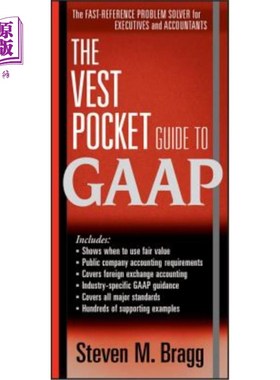 海外直订Vest Pocket GAAP 通用会计准则的背心口袋指南