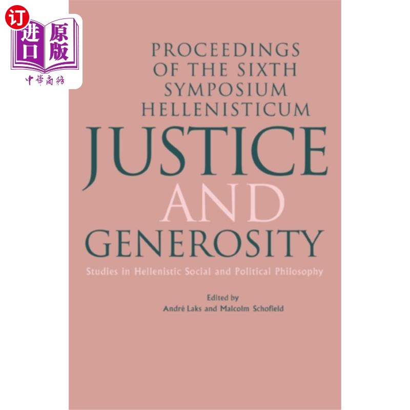 海外直订Justice and Generosity 公正与慷慨