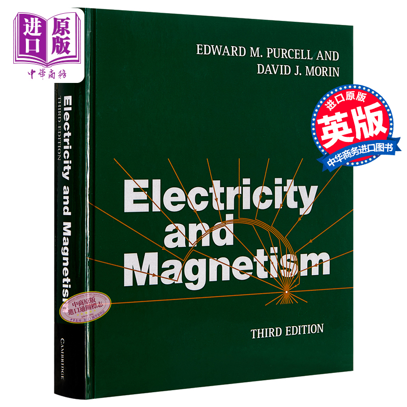 现货伯克利物理学教程电磁学第3版英文原版 Electricity and Magnetism剑桥大学出版社珀塞尔 Edward Purcell【中商原版】