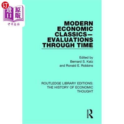 海外直订Modern Economic Classics-Evaluations Through Time 现代经济经典 - 时间评估