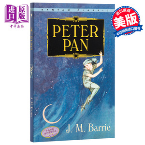 现货 【中商原版】彼德潘 英文原版儿童经典小说Peter Pan J M Barrie Bantam