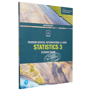 Student ALevel 中商原版 培生爱德思数学统计学3学生书 Book Statistics Mathematics International Edexcel