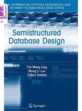 海外直订Semistructured Database Design 半结构化数据库设计