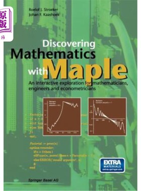 海外直订Discovering Mathematics with Maple: An Interactive Exploration for Mathematician 用Maple发现数学：数学家、
