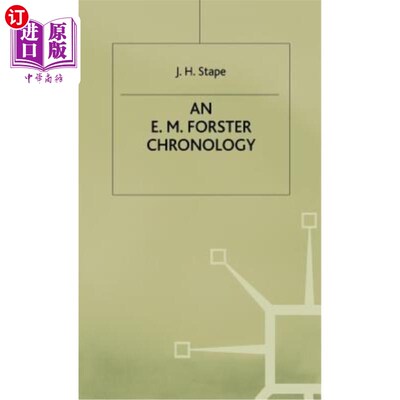 海外直订An E. M. Forster Chronology e·m·福斯特年表