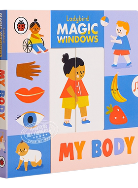 现货 Magic Windows: My Body 魔法小窗户身体 企鹅兰登出版 低幼亲子启蒙操作书机关书 纸板书 英文原版【中商原版】