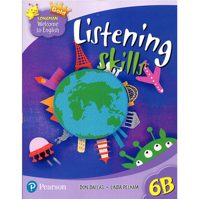 现货 LWTE GOLD LISTENING SKILLS 6B 英文原版 新版香港朗文小学英语教材welcome to english听力练习册6B【中商原版】