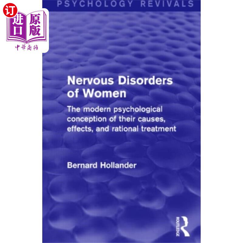 海外直订Nervous Disorders of Women 女性神经紊乱