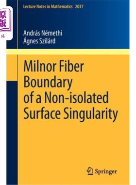 海外直订Milnor Fiber Boundary of a Non-Isolated Surface Singularity 非孤立表面奇异性的Milnor纤维边界