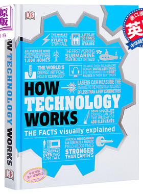 DK How Things Works 科技是如何运作的 英文原版 DK How Technology Works 百科全书英文版 可视化图解 科学科普科技书籍